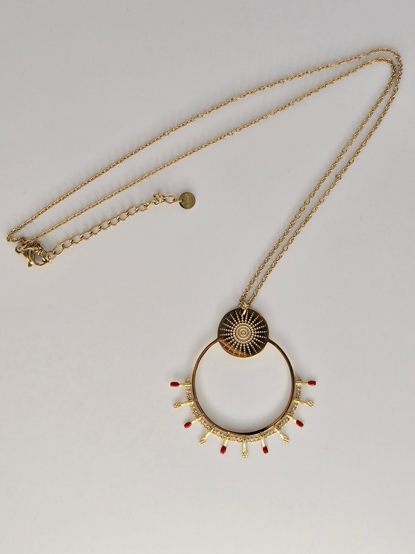Red Sun necklace