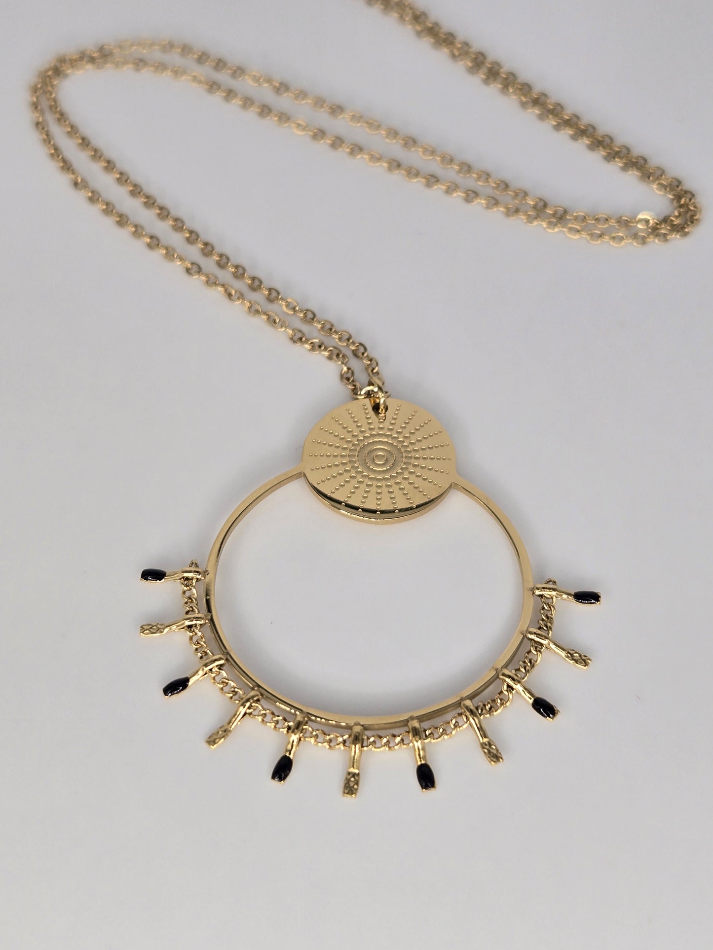 Black Sun necklace
