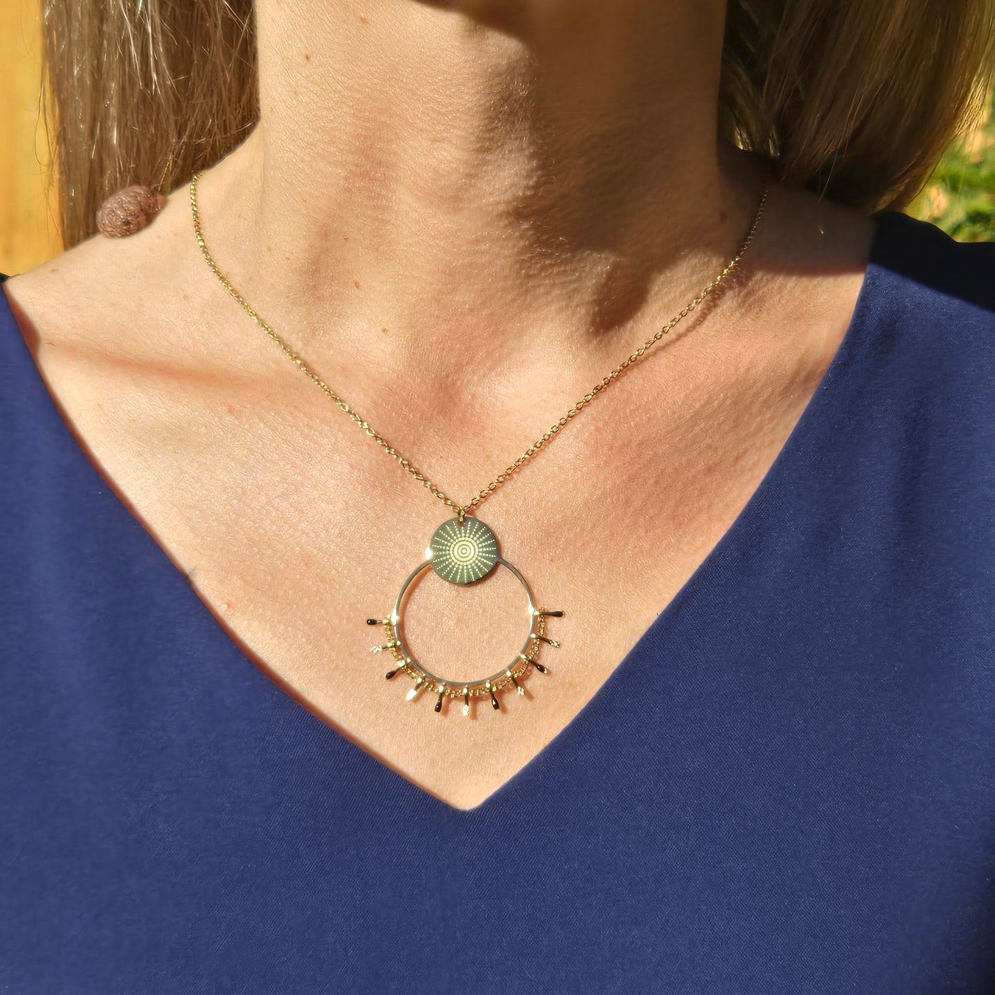 Black Sun necklace