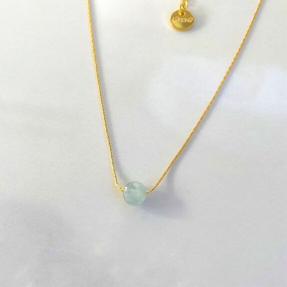 Mini moon blue necklace