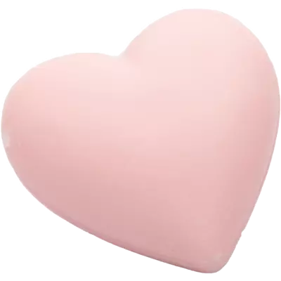 Mini heart rose soap, 0.88oz