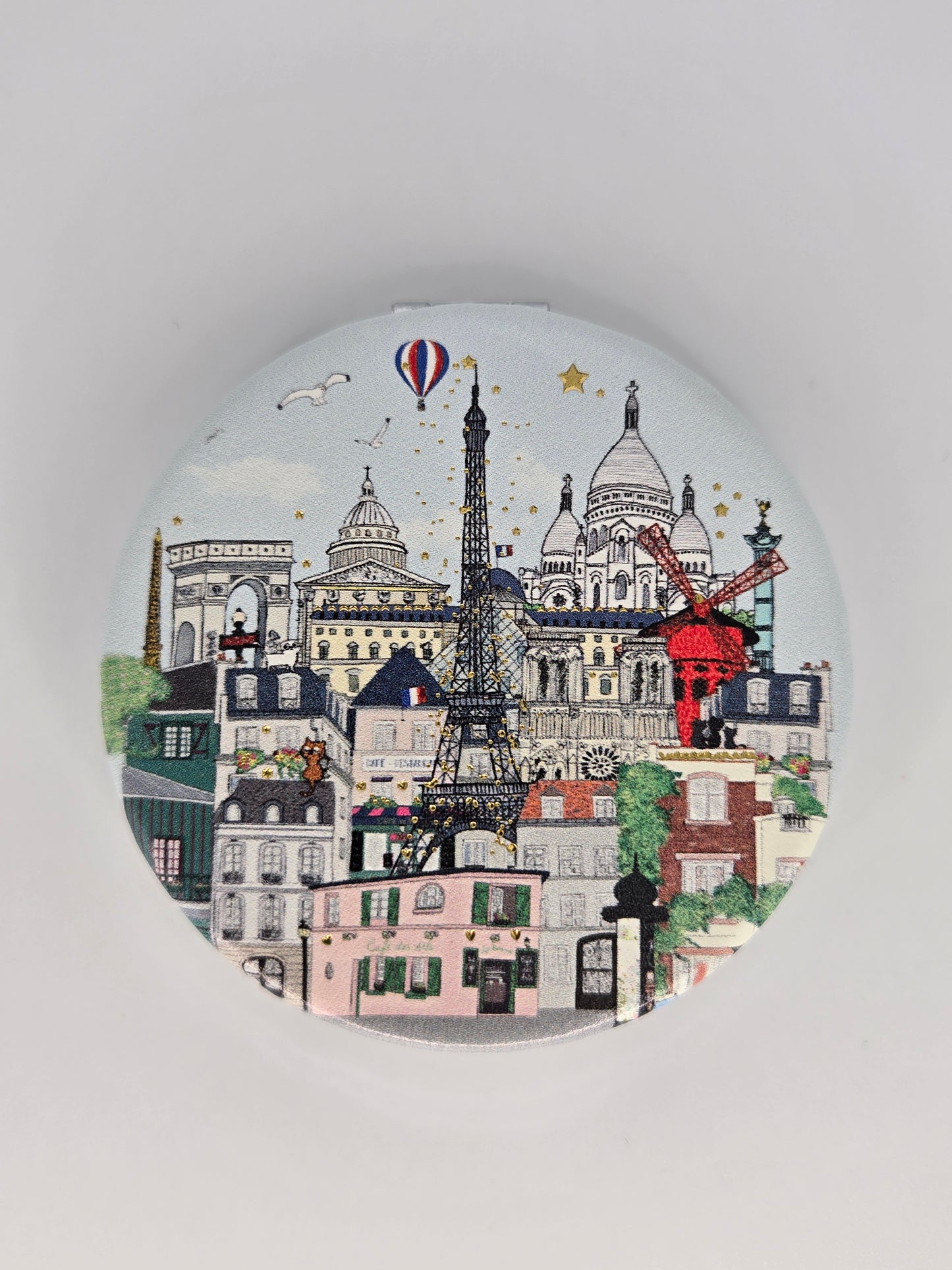 Pocket mirror, Paris monuments