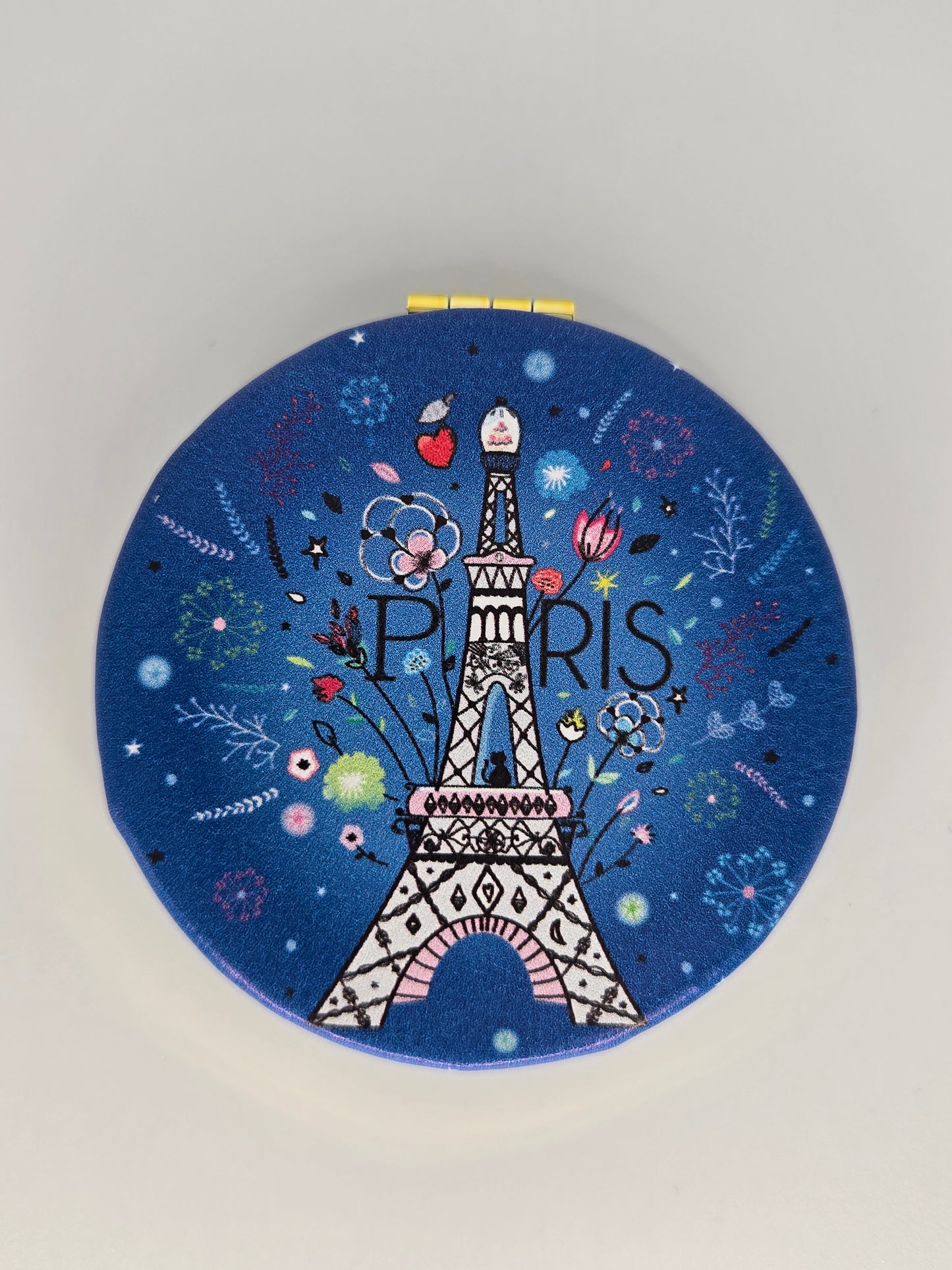 Blue pocket mirror, Eiffel tower