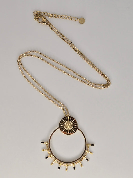 Black Sun necklace