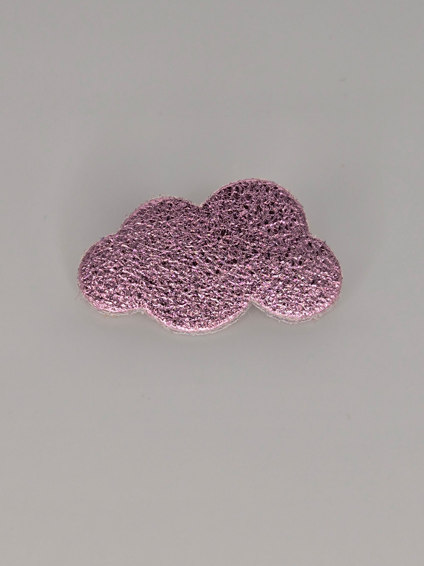 Pink cloud brooch