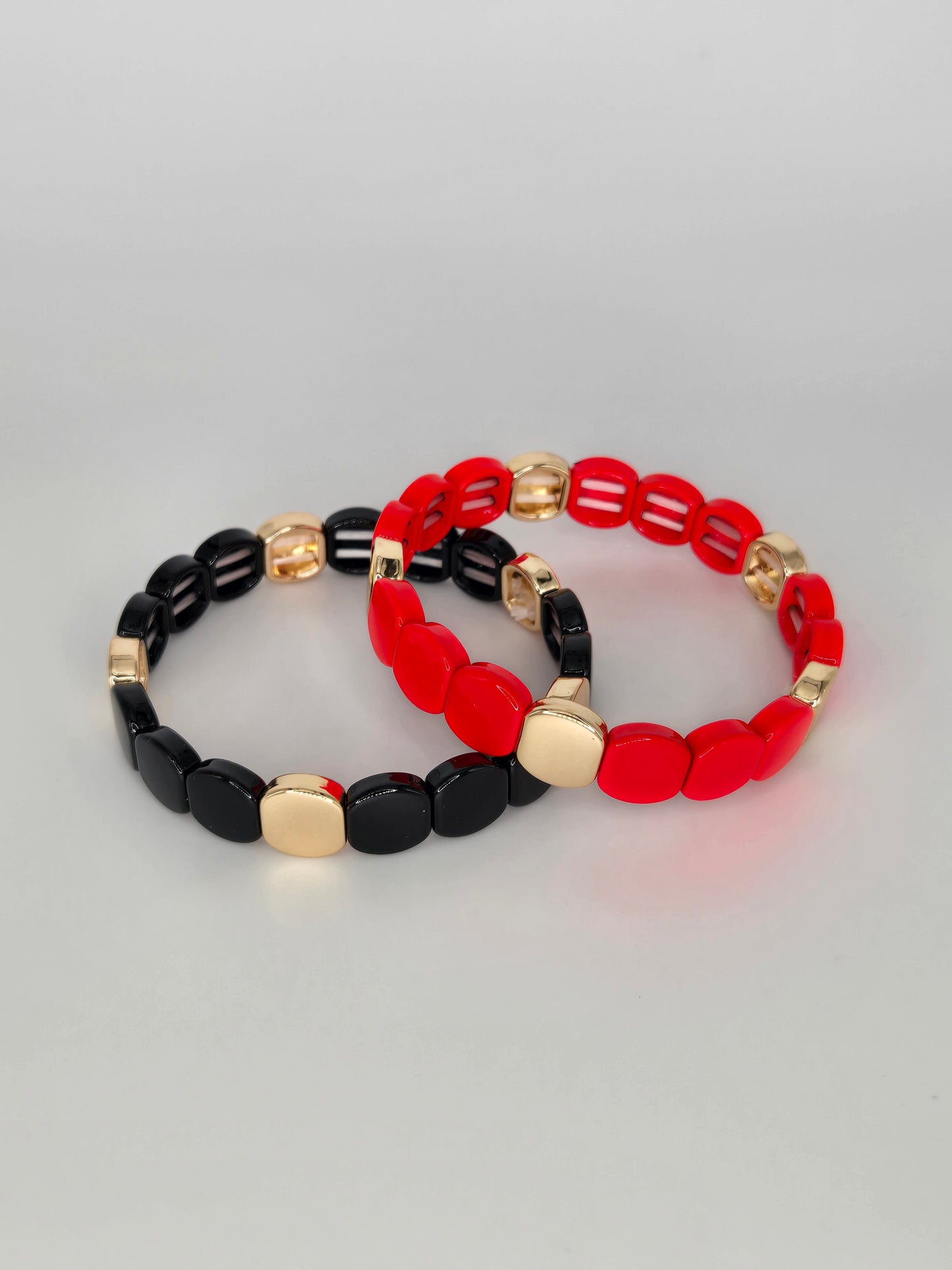 Bee fluo red bracelet