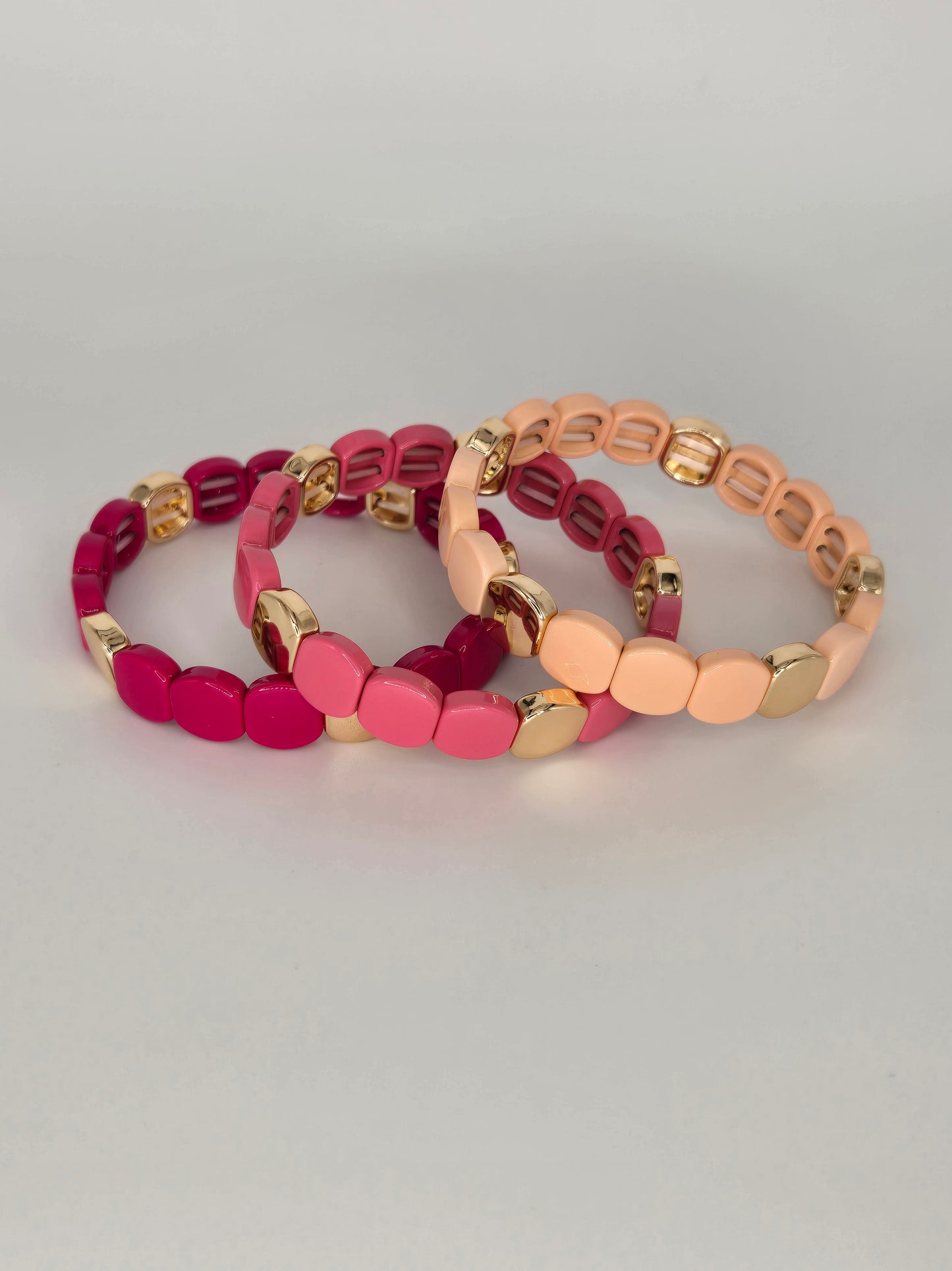 Bee fuchsia pink bracelet