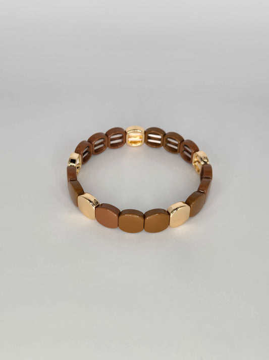 Bee brown bracelet