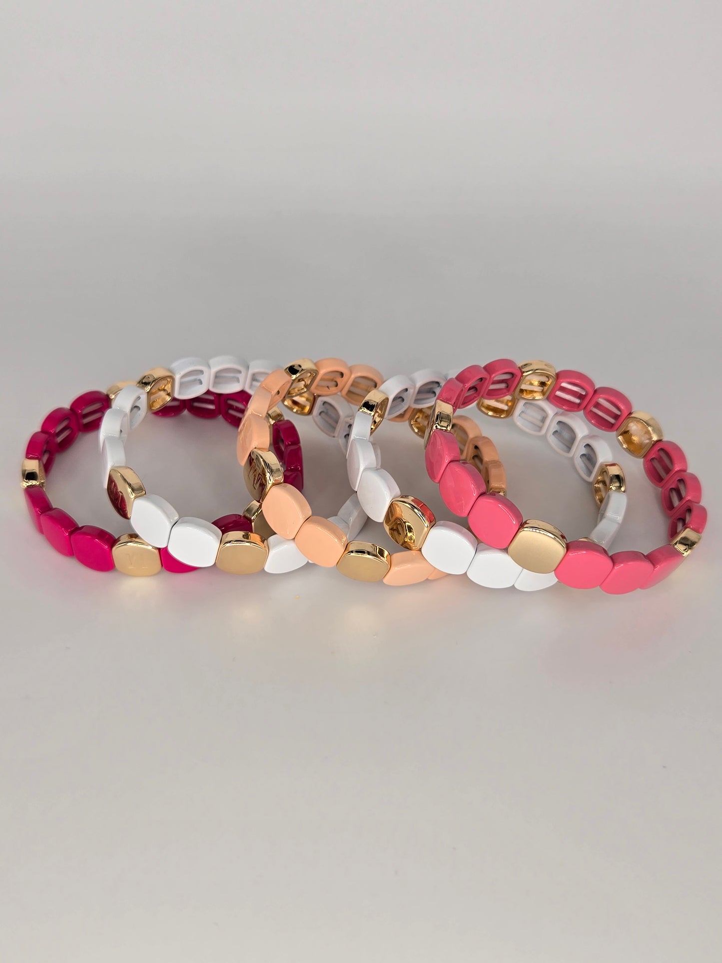 Bee fuchsia pink bracelet