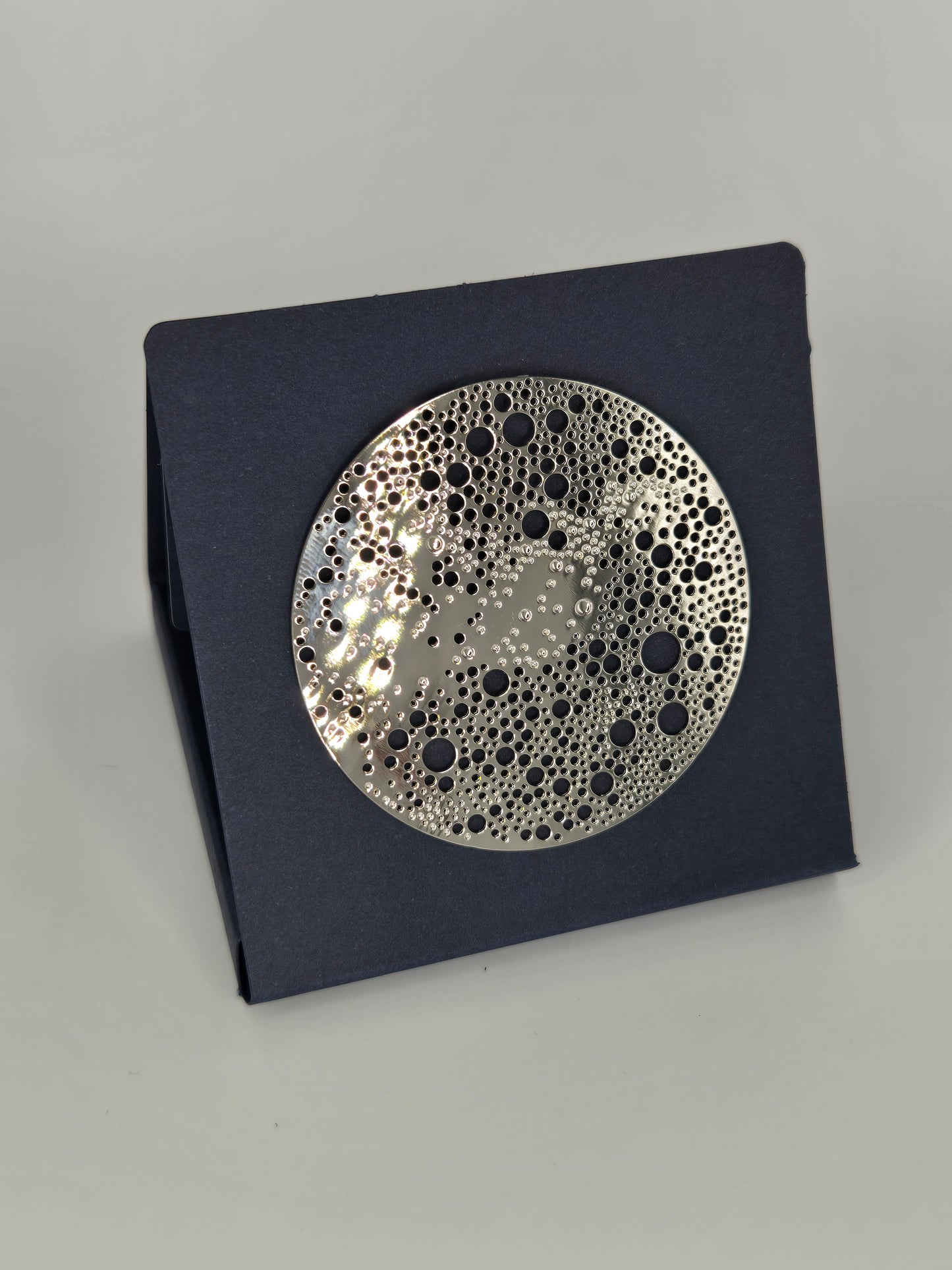 Silver "Lunar" brooch