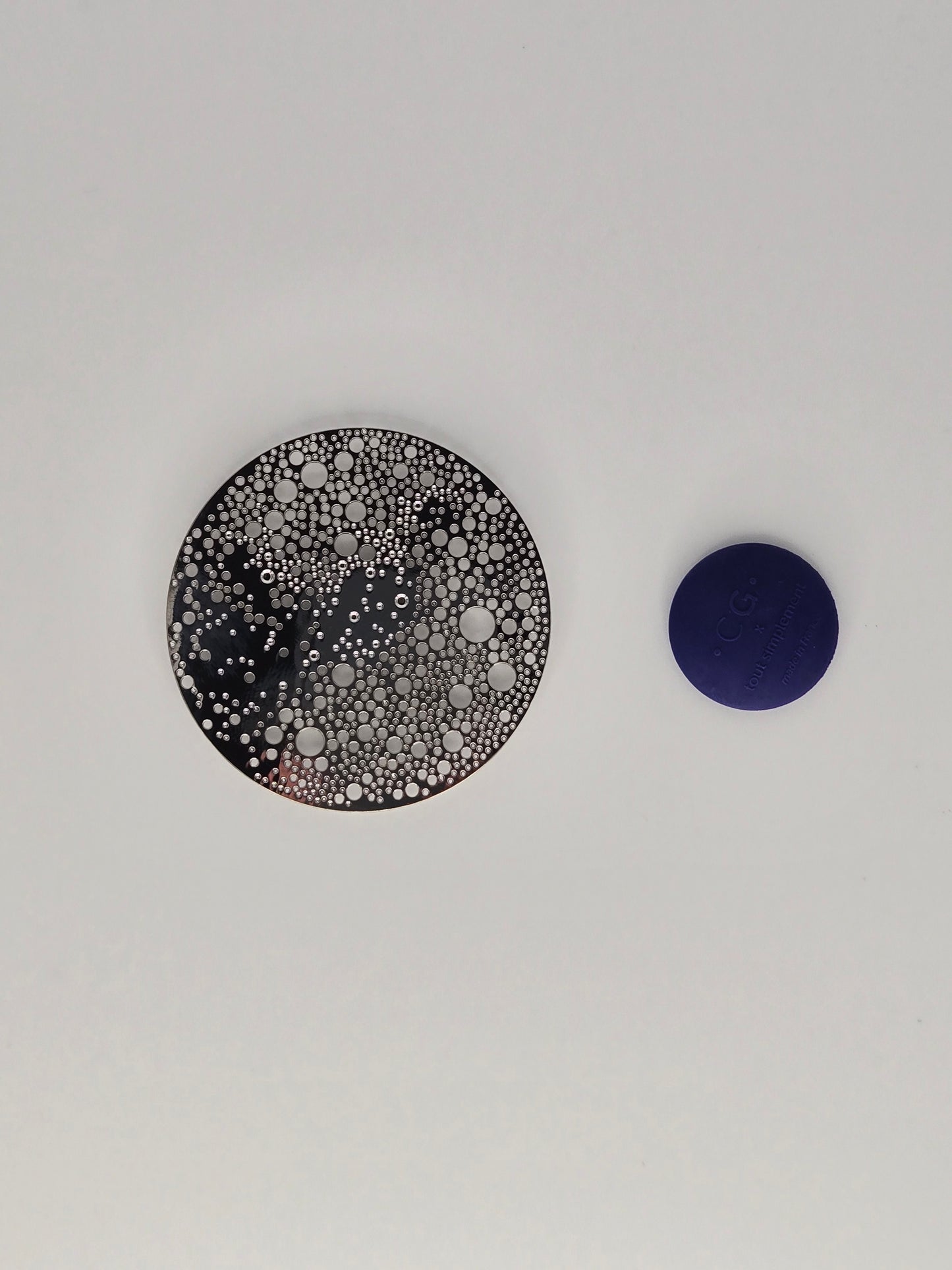 Silver "Lunar" brooch