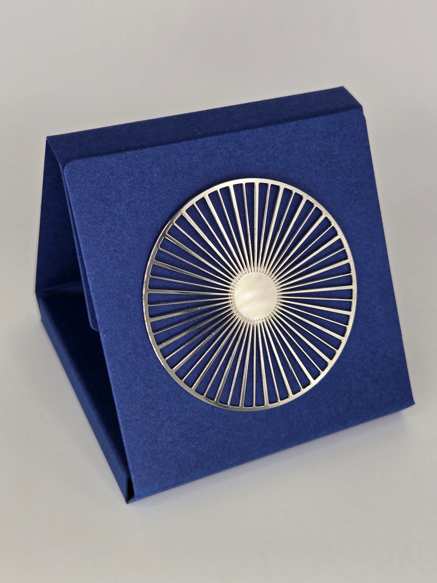 Silver "Solar" brooch