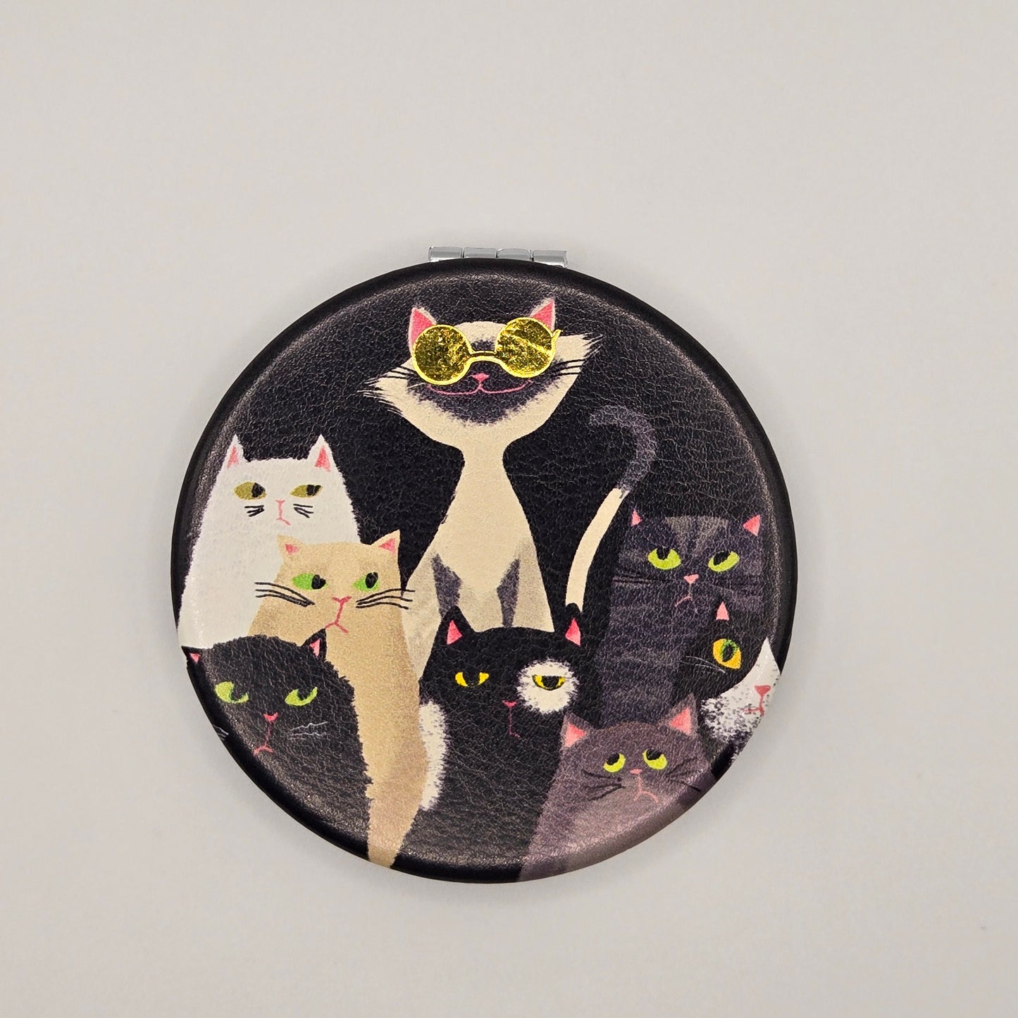 Pocket Mirror, funny cats faces