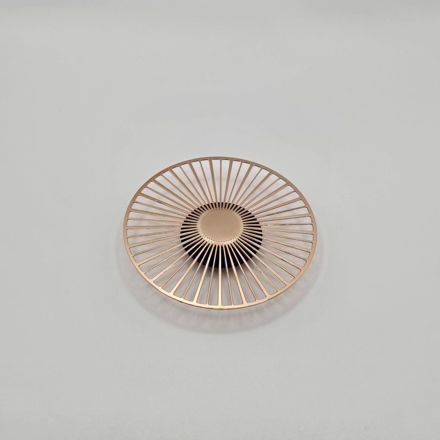 Gold-plated "Solar" brooch