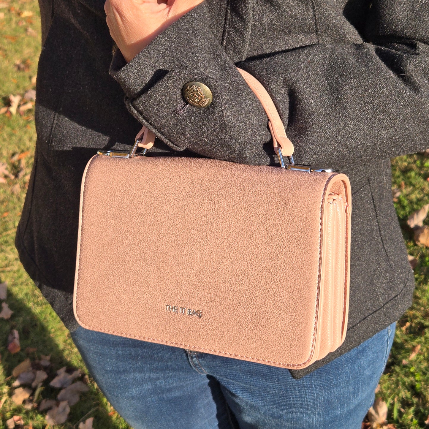 Marta mini hand bag baby pink