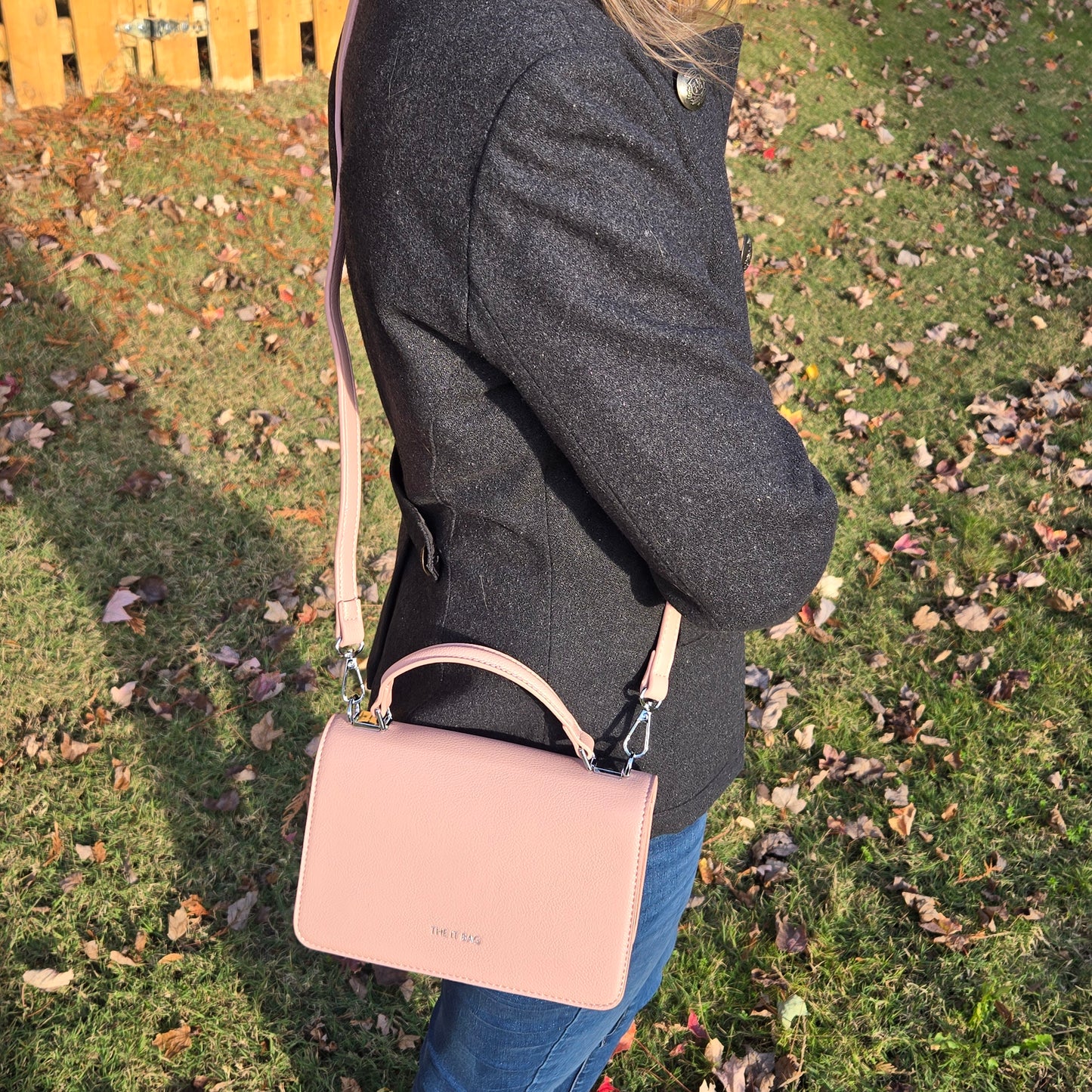 Marta mini hand bag baby pink