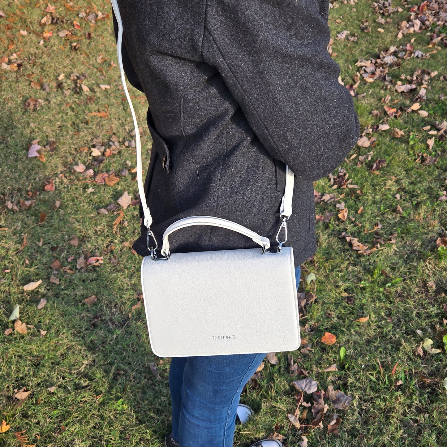 Marta mini hand bag white