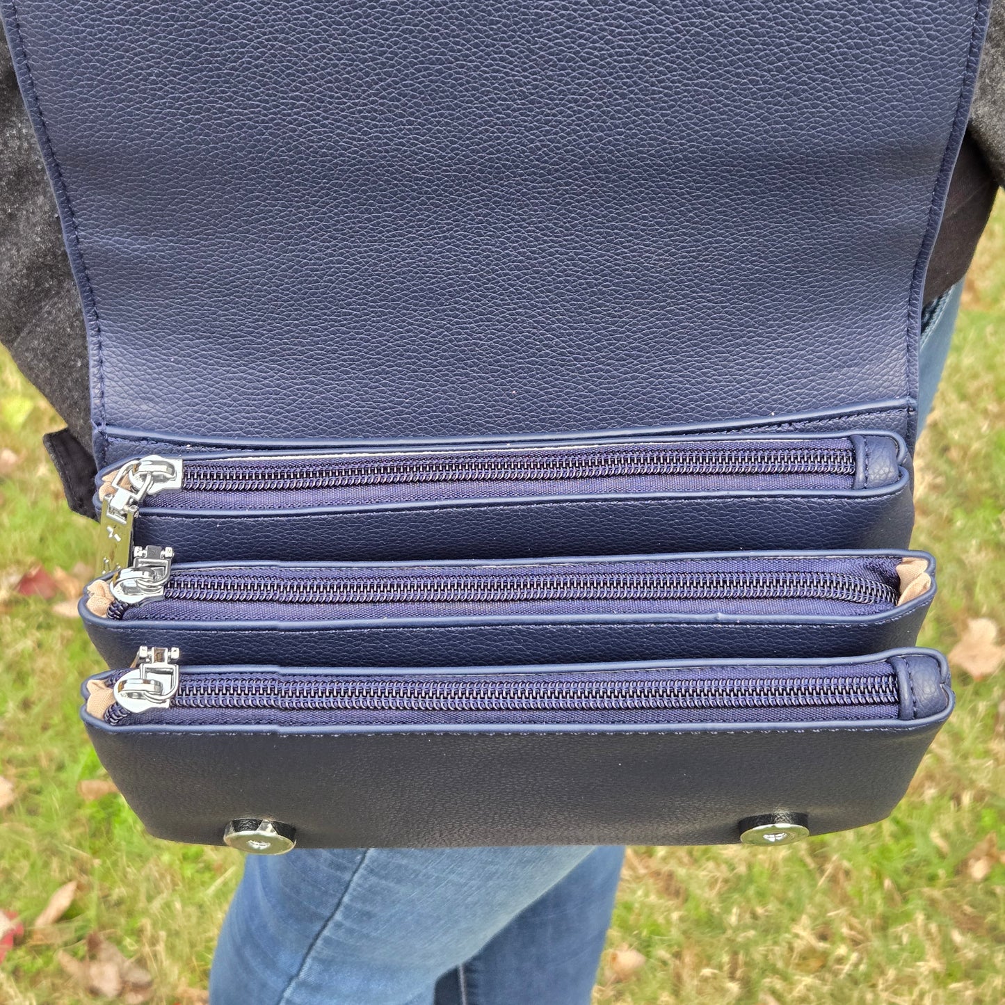 Marta mini hand bag Navy