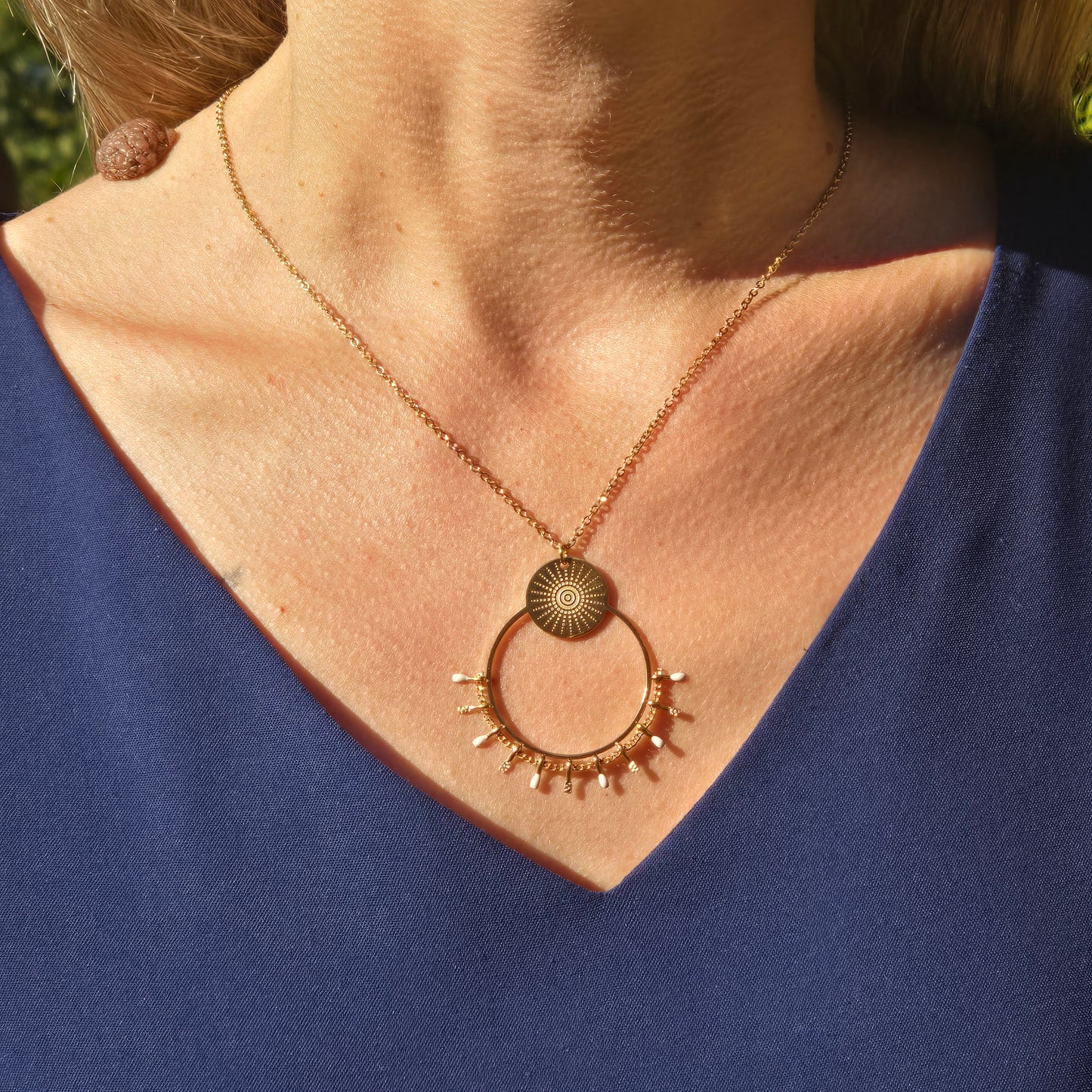 White Sun necklace