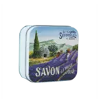 Lavender soap, metal box "Lavender field", 3.5oz