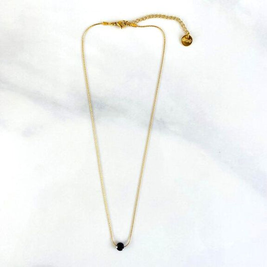 Mini moon dark necklace