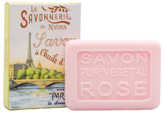 Rose guest soap, La Seine, 0.88oz