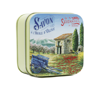 Lavender soap, metal box " The shed"