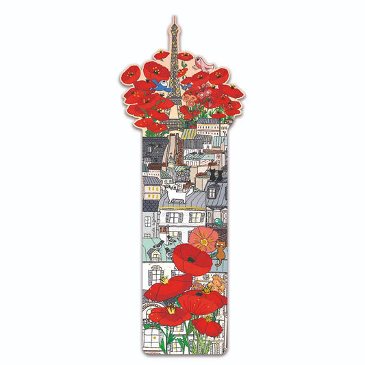 Pink Paris bookmark