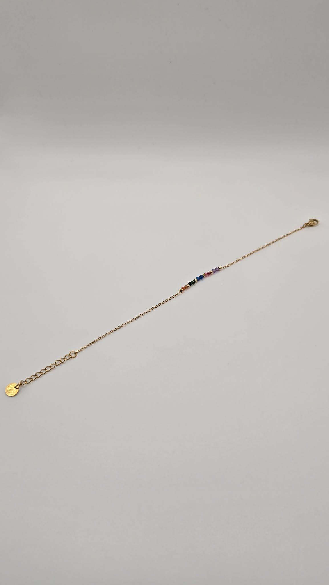 Bracelet light beads multicolor