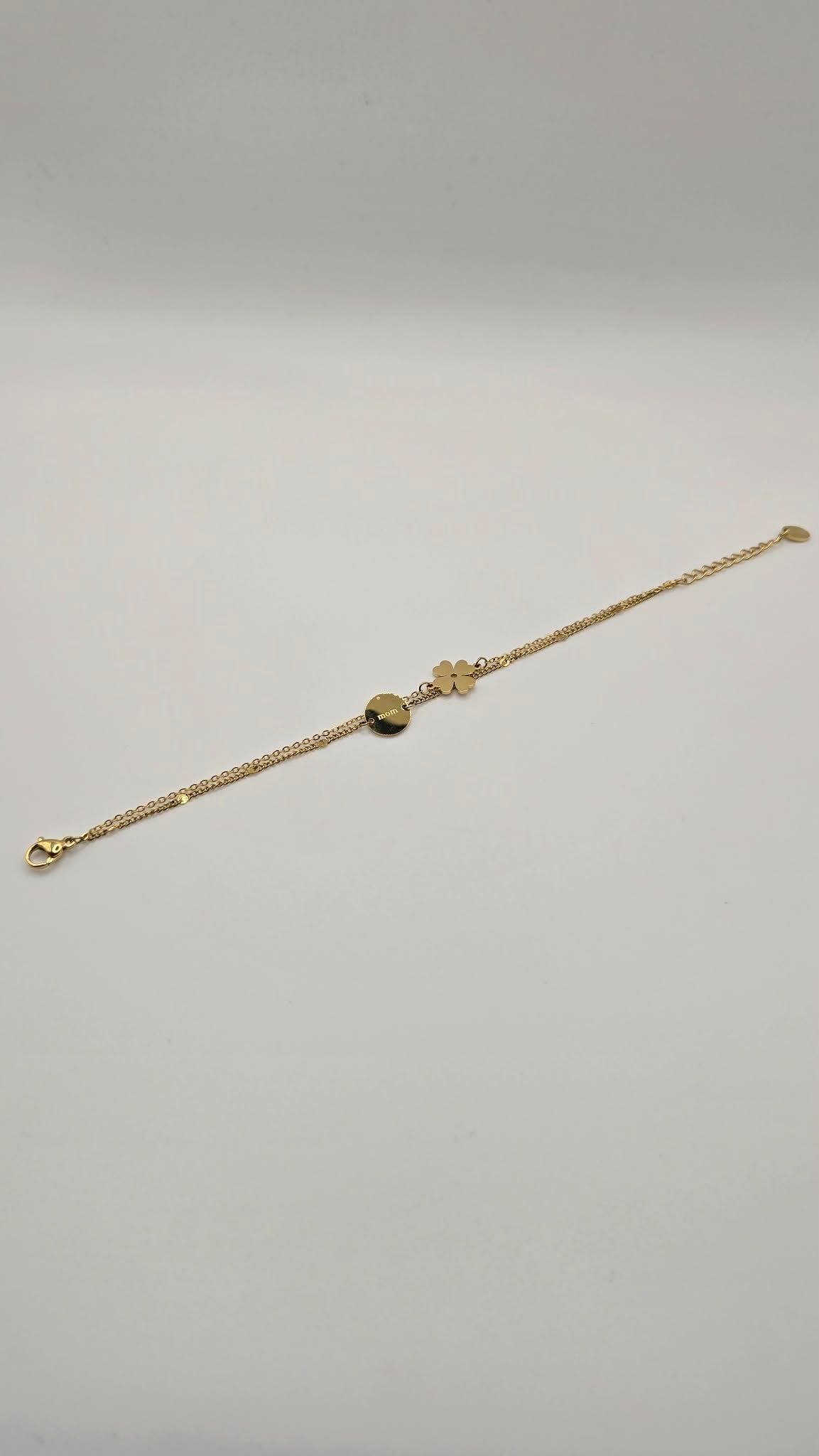Mom gilded bracelet
